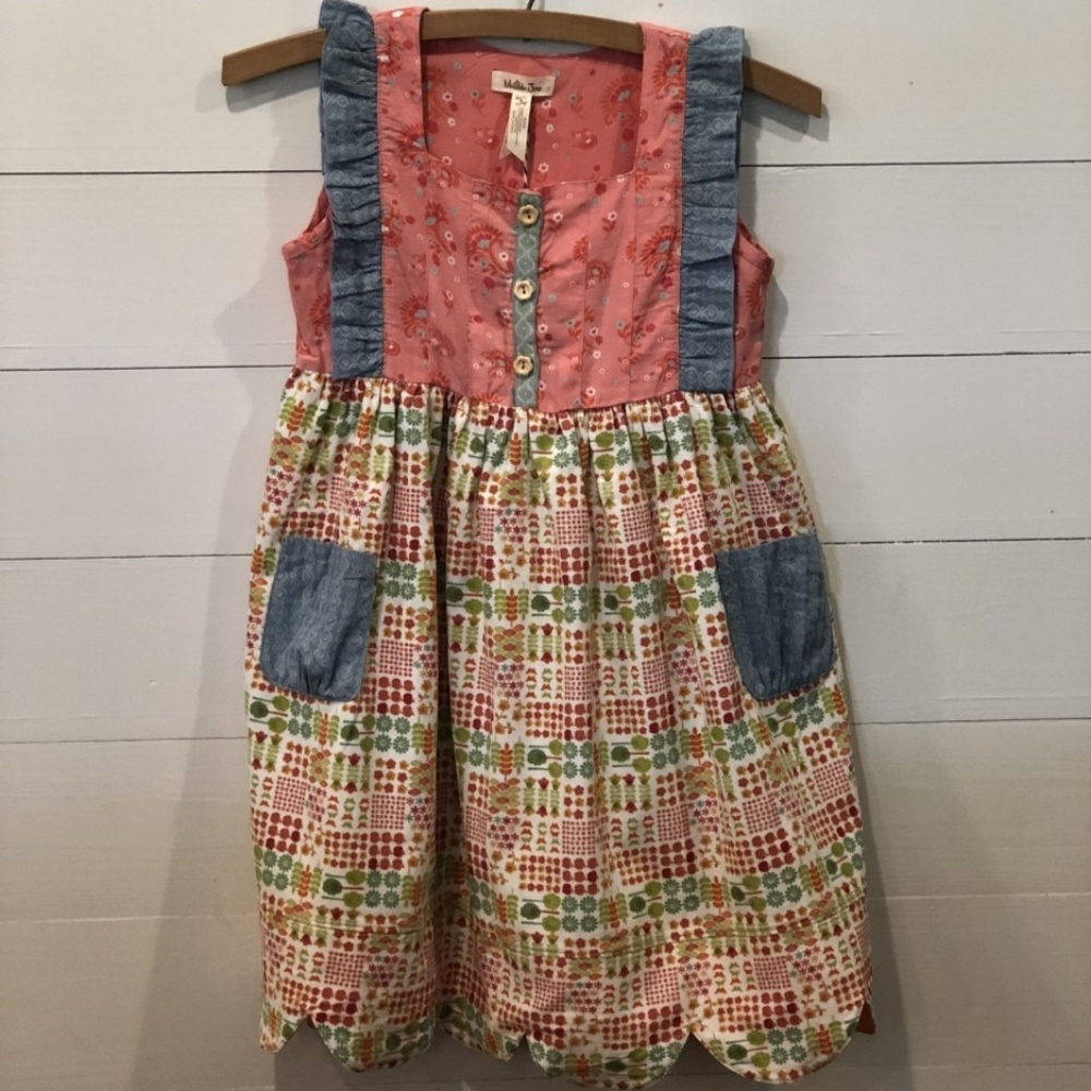 Matilda Jane floral dress with scallop hem